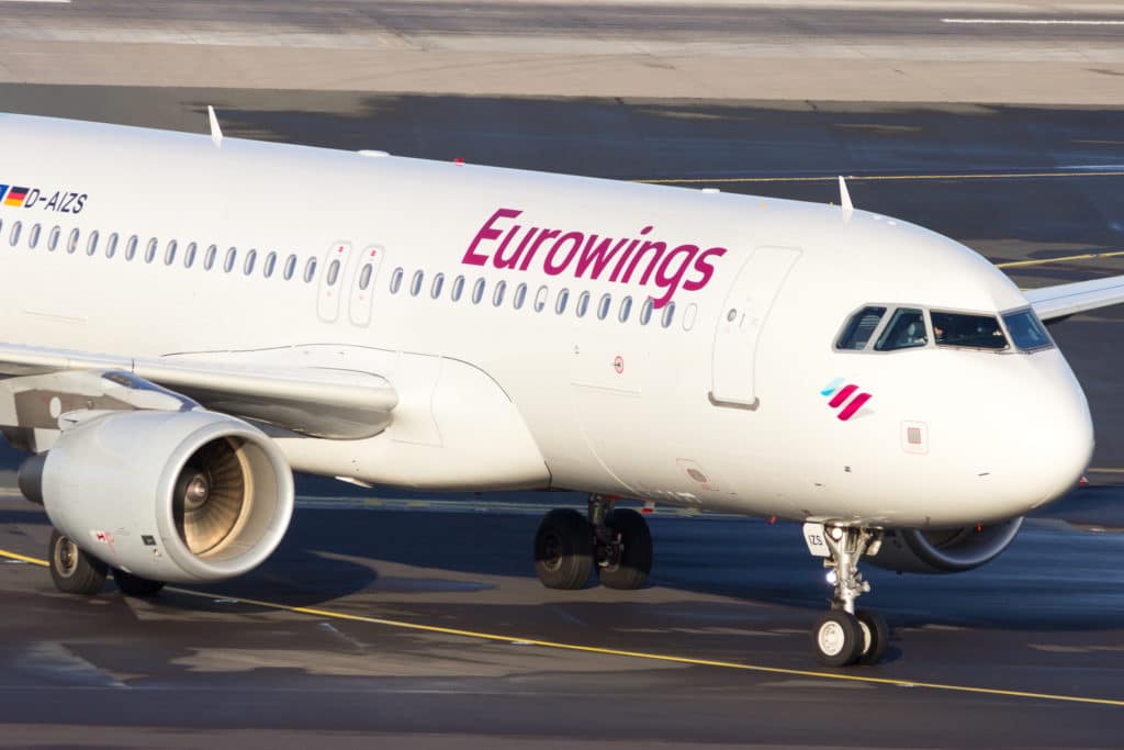 vliegtuig eurowings vertraging
