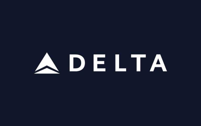 logo Delta Air Lines vertraging