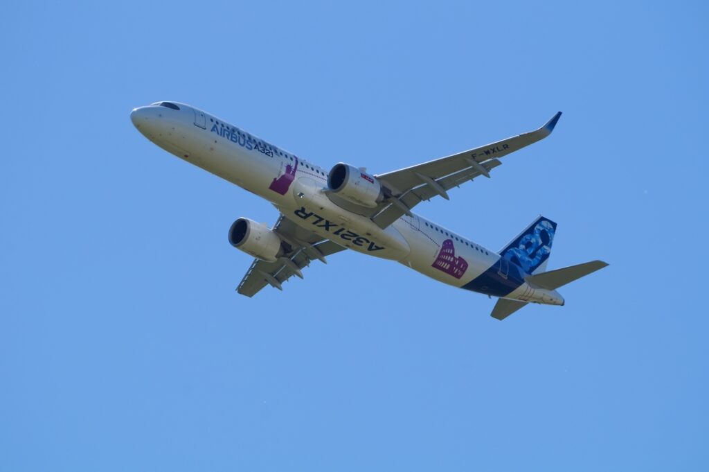 airbus a321xlr vliegtuig